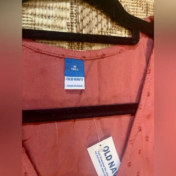 Tall Old Navy Mini Flare Dress | Swiss Dot | Brand New with Tags | Medium | - Picture 6 of 11